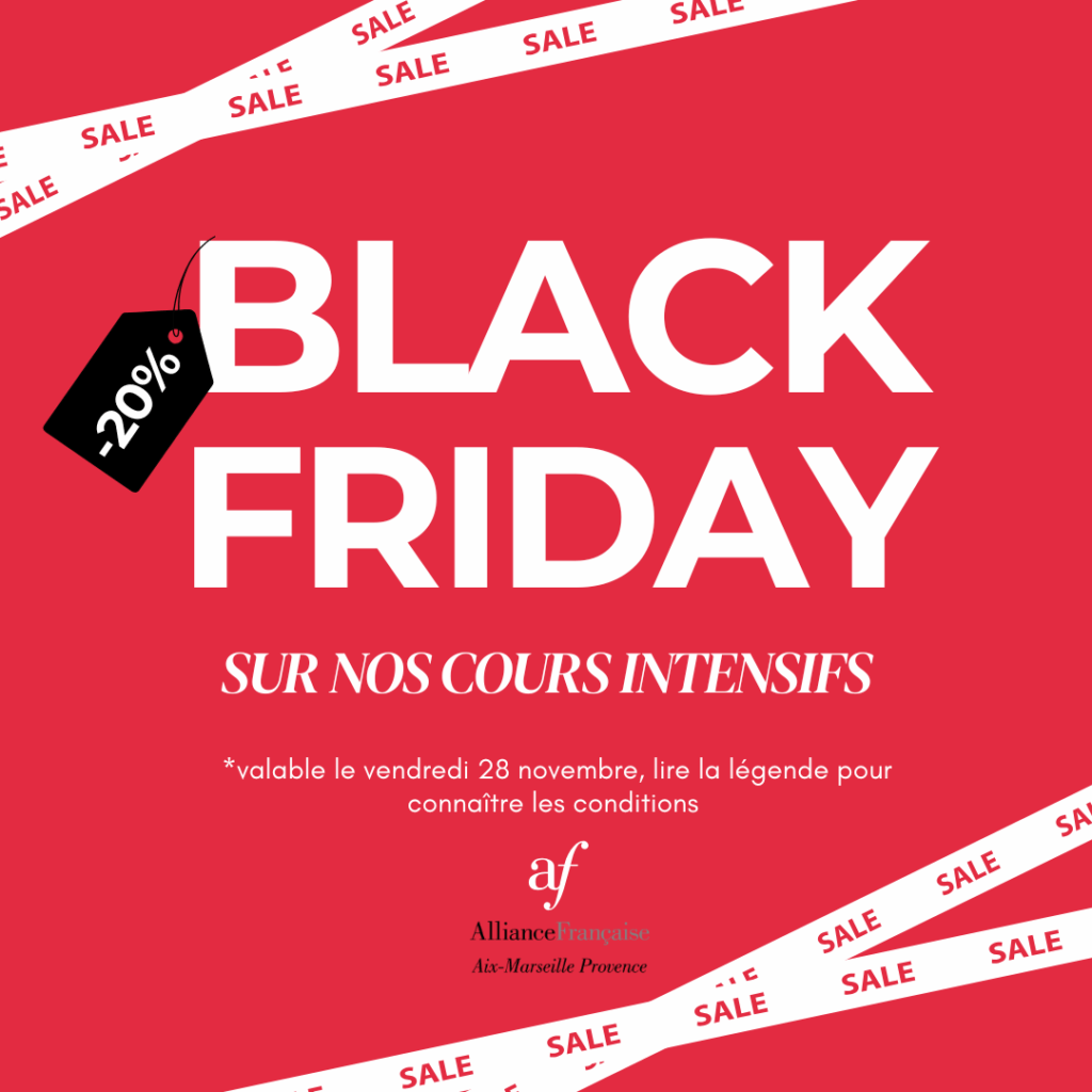 black friday alliance française aix-marseille provence